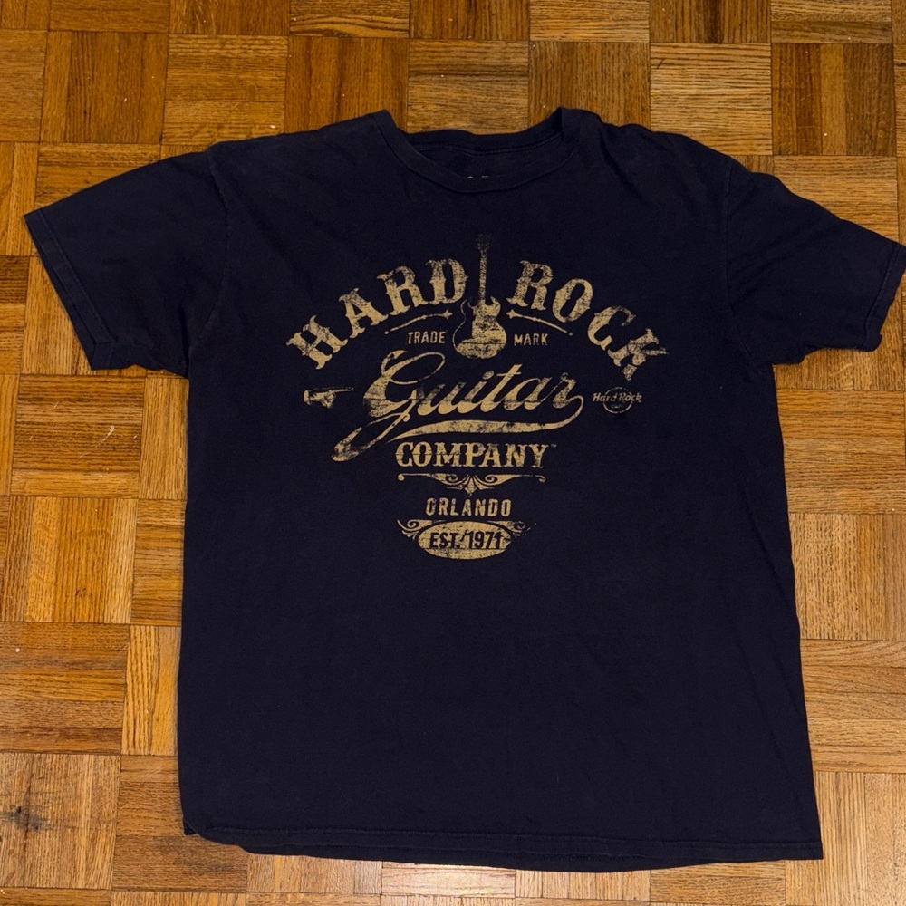 Hard Rock Cafe Navy Blue Tee
